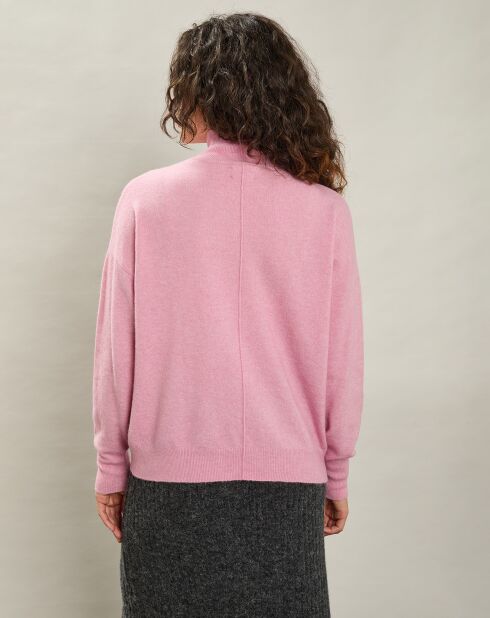 Pull en Laine & Cachemire mélangés Myosine rose