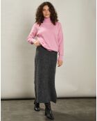 Pull en Laine & Cachemire mélangés Myosine rose