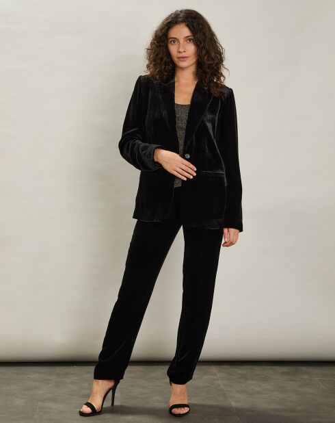 Veste en Velours Tout noire