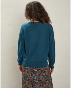 Pull en Laine & Cachemire Miju bleu polaire