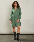 Robe en Gaze de Coton Rive fougère