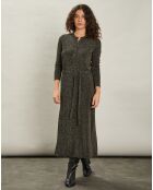 Robe Enlever La noir/doré