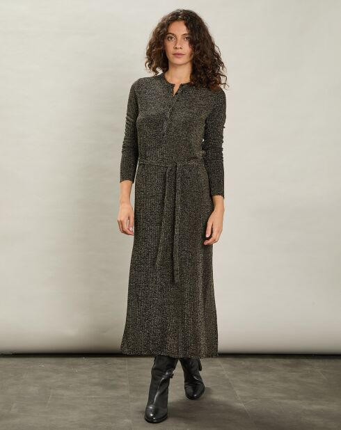 Robe Enlever La noir/doré