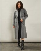 Manteau en Laine mélangée Valencien gris