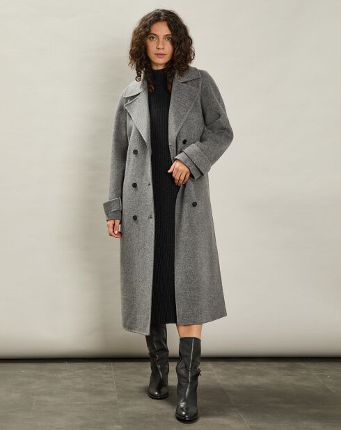 Manteau en Laine mélangée Valencien gris