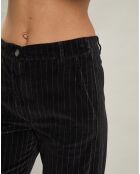 Pantalon en Velours Pandore noir
