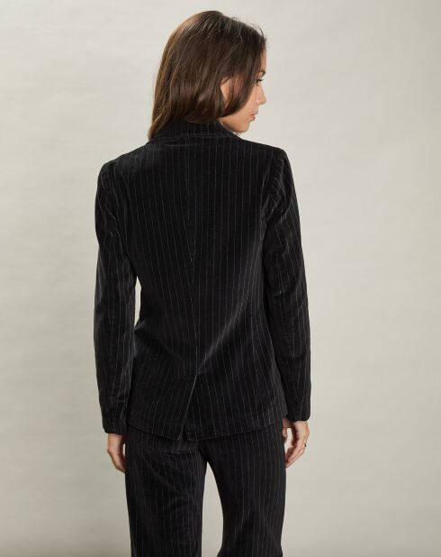Veste en Velours Virna noire