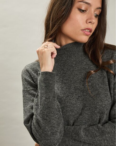 Pull en Laine & Cachemire mélangés Myosine charbon de bois