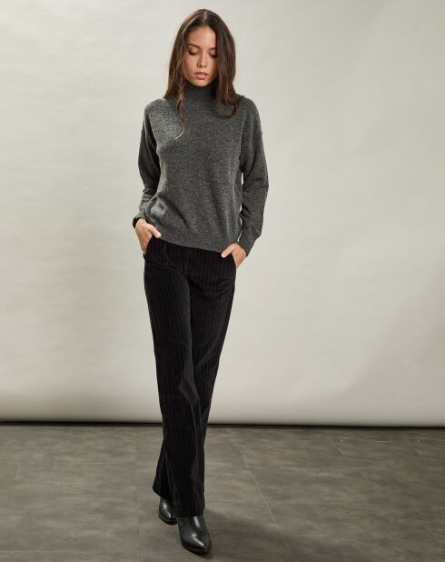Pull en Laine & Cachemire mélangés Myosine charbon de bois