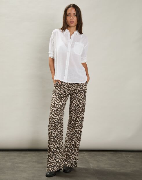 Pantalon Positano naturel/marron