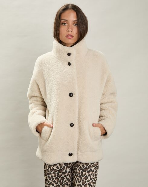 Manteau en Fausse Fourrure Valery naturel