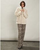 Manteau en Fausse Fourrure Valery naturel