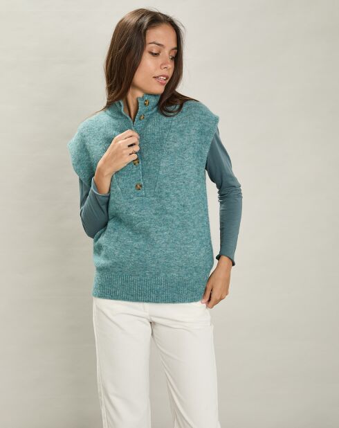 Pull en Alpaga & Laine mélangés Murzo sage
