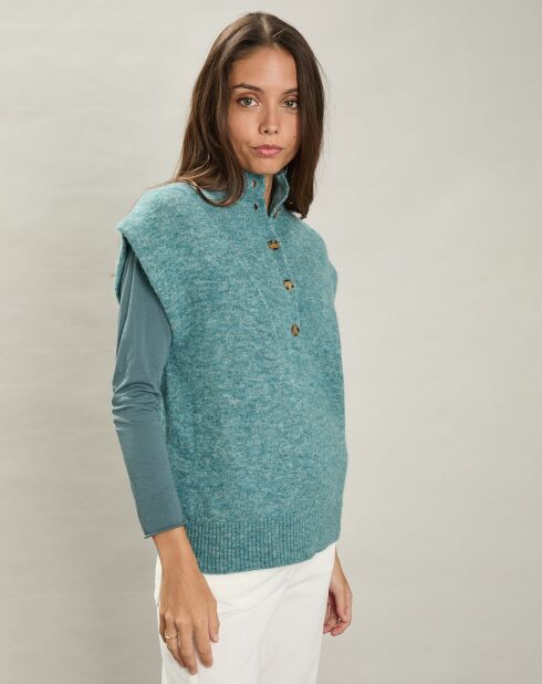Pull en Alpaga & Laine mélangés Murzo sage