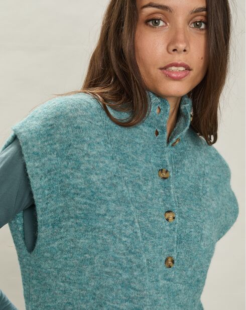 Pull en Alpaga & Laine mélangés Murzo sage