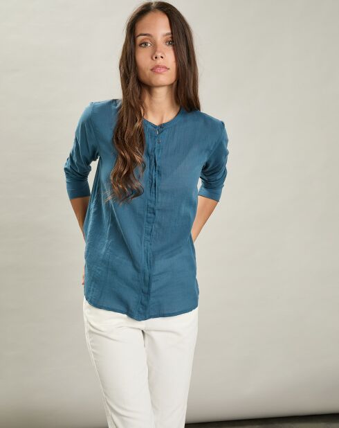 Chemise Talva bleu polaire