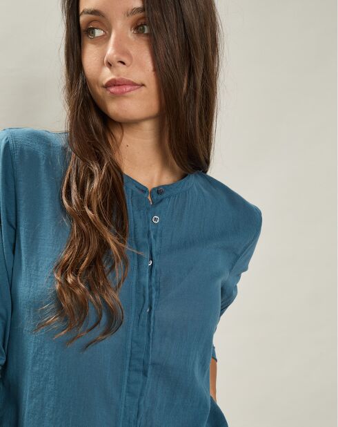 Chemise Talva bleu polaire