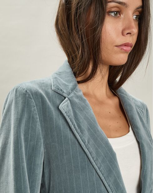 Veste en Velours Virna tempête