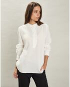 Blouse en Gaze de Coton Carmen milk