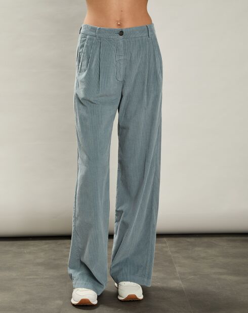 Pantalon en Velours côtelé Panache tempête