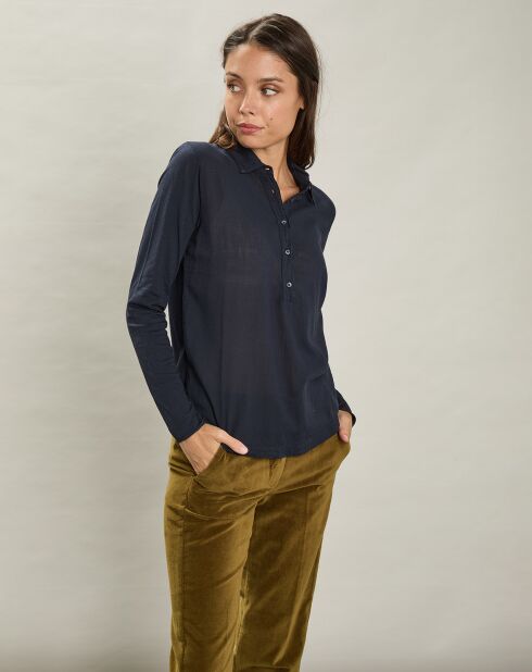 T-shirt blu marino scuro Talbin