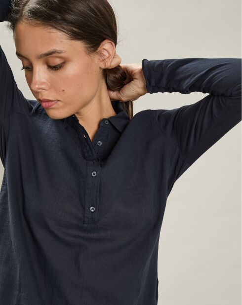 T-shirt blu marino scuro Talbin