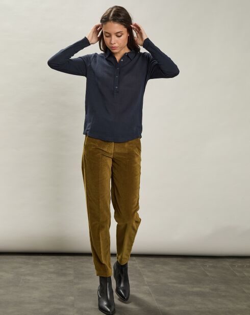 T-shirt blu marino scuro Talbin