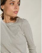 T-Shirt Talaro écru/bleu marine