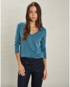 T-Shirt Tidian bleu polaire