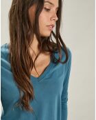 T-Shirt Tidian bleu polaire