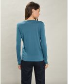 T-Shirt Tidian bleu polaire