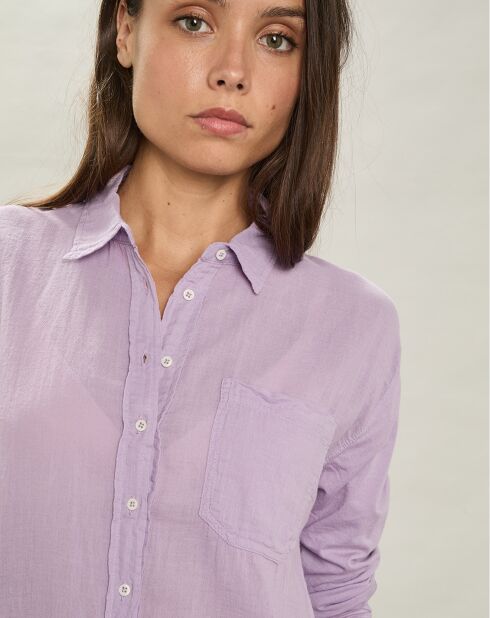 Chemise Tallez mauve