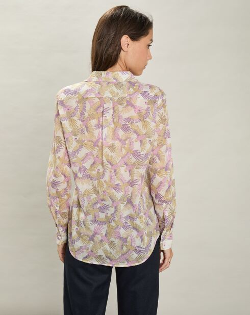 Chemise Coraz blanc brut/rose