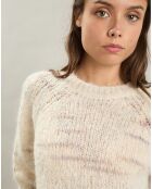 Pull en Mohair & Laine mélangés Maizy milk