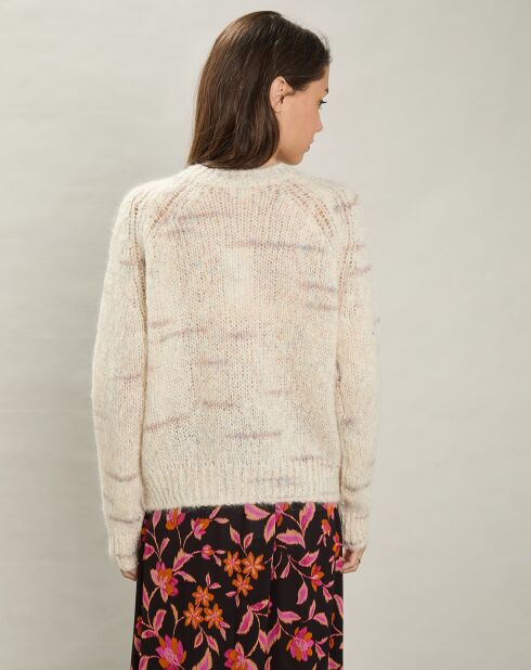 Pull en Mohair & Laine mélangés Maizy milk