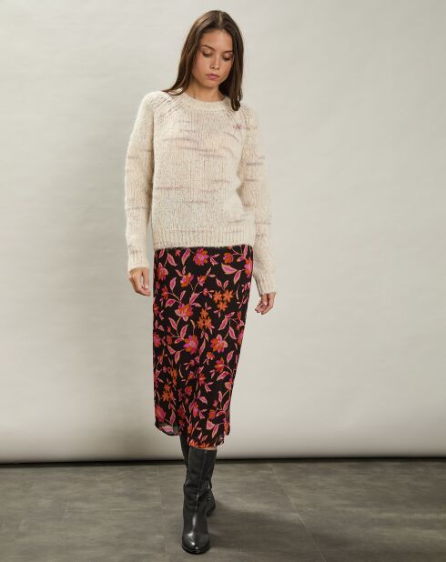 Pull en Mohair & Laine mélangés Maizy milk