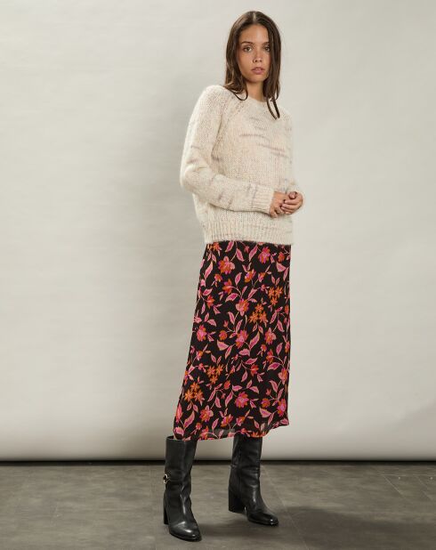 Pull en Mohair & Laine mélangés Maizy milk