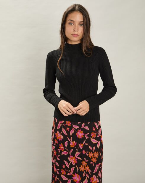 Pull en Laine & Cachemire Macia noir
