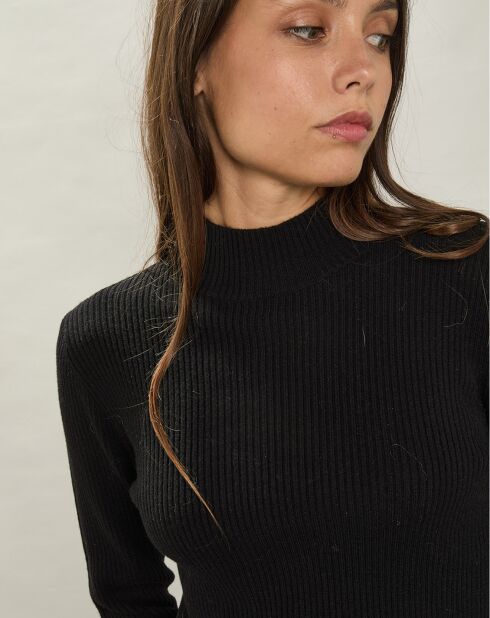 Pull en Laine & Cachemire Macia noir