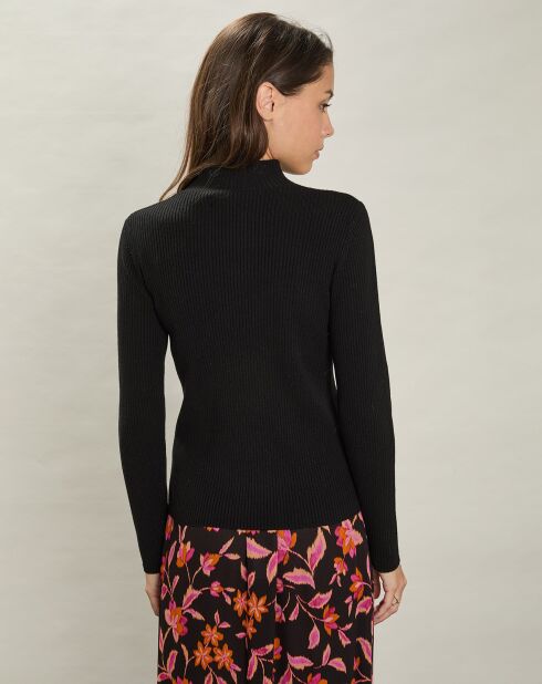Pull en Laine & Cachemire Macia noir