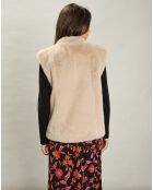 Gilet en Fausse Fourrure Vasco naturel