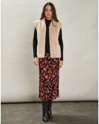 Gilet en Fausse Fourrure Vasco naturel
