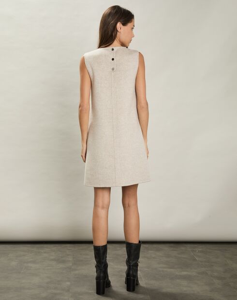 Robe en Laine mélangée Racky naturel
