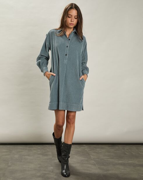 Robe en Velours côtelé Rodwell tempête