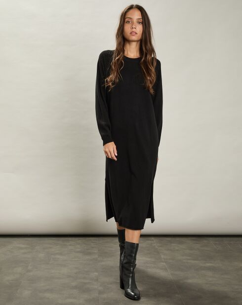 Robe en Laine & Cachemire Maag noire
