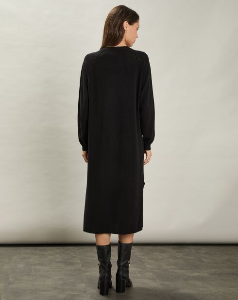 Robe en Laine & Cachemire Maag noire