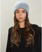 Bonnet en Mohair & Laine mélangés Meon bleu
