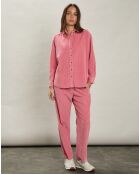 Chemise en Velours côtelé Cinéma blush d'hiver