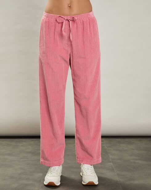 Pantalon en Velours côtelé Peyo blush d'hiver
