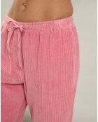 Pantalon en Velours côtelé Peyo blush d'hiver